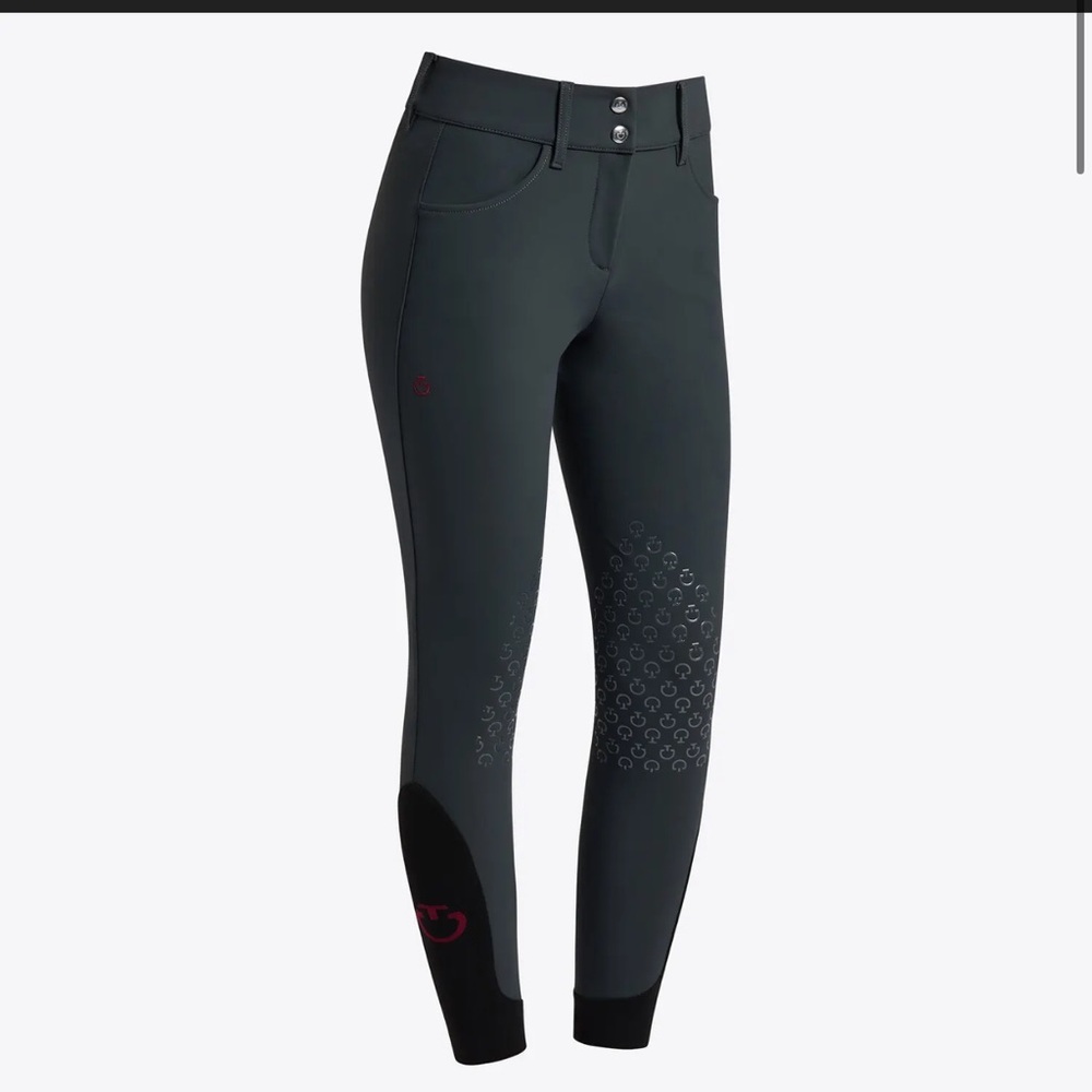 NWT CAVALLERIA TOSCANA high rise dark grey breeches